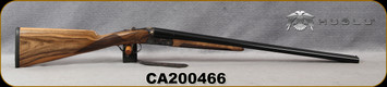 Consign - Huglu - 20Ga/3"/26" - 202B - SxS - Grade AA Turkish Walnut English Stock/Case Hardened Receiver/Chrome-Lined Barrels, Double Trigger, Mobile Chokes, SKU# 8681715394817-2 - Unfired, in original case & box