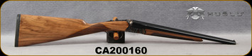 Huglu - 410/3"/16" - 200A Mini - SxS Single Trigger - Grade AA English Grip Turkish Walnut/Case Hardened Receiver/Chrome-Lined Barrels, Full Choke, Sku: 8682109403955-2, S/N CA200160