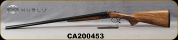 Huglu - 28Ga/3"/28" - 200A Mini - SxS Single Trigger - Grade AA Turkish Walnut/Case Hardened Receiver/Chrome-Lined  Barrels, 5pc. Mobile Choke, SKU# 8682109404952-2, S/N CA200453
