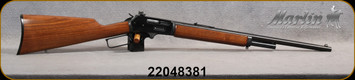 Consign - Marlin - 45-70Govt - Marlin 1895 - Lever Action - Walnut Stock/Blued, 22"Barrel, Mfg. in 70's, Fitted with Lyman Aperature Sight - very low rounds fired