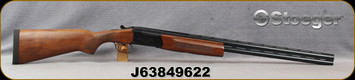 Stoeger - 20Ga/3"/28" - Condor Field - O/U - A-Grade Satin Walnut Stock/Blued, Ventilated Barrels, IC, M Chokes, Mfg# 31040, S/N J63849622 - Bruising on right bottom side of forend(pictured)