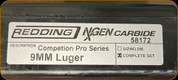 Redding - NXGEN Carbide - Competition Pro Series Die Set - 9mm Luger - 58172