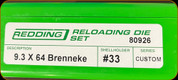 Redding - Full Length Sets - 9.3 x 64 Brenneke - Custom - 80926