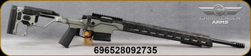 Christensen Arms - 6.5PRC - Modern Precision Rifle (MPR) - Bolt Action Chassis Rifle - Folding Stock w/Adjustable Carbon Fiber Cheek Riser, Tungsten Cerakote/Black Hardcoat Anodized Finish, 24"Threaded (5/8x24)Barrel, 1:8"Twist, Mfg# 801-03049-00