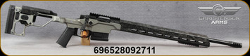 Christensen Arms - 6.5Creedmoor - Modern Precision Rifle(MPR) - Chassis Rifle - Folding Stock w/Adjustable Carbon Fiber Cheek Riser, Tungsten Cerakote/Black Hardcoat Anodized Finish, 22"Threaded(5/8x24)Barrel, 1:8"Twist, Mfg# 801-03048-00