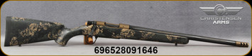 Christensen Arms - 308Win - Ridgeline FFT - Carbon Fiber Green w/Black & Tan Accents/Carbon Fiber Floorplate & Bolt Handle/Burnt Bronze Cerakote Finish, 20"Carbon Wrapped, Threaded(5/8x24)Barrel 1:10"Twist, Mfg# 801-06198-00