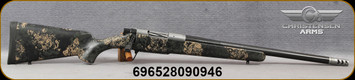 Christensen Arms - 7mm-08Rem - Ridgeline FFT - Carbon Fiber Green w/Black & Tan Accents/Carbon Fiber Floorplate & Bolt Handle/Stainless Finish, 20"Carbon Wrapped, Threaded(5/8x24)Barrel 1:9"Twist, Mfg# 801-06140-00