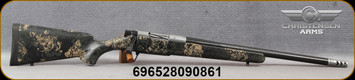 Christensen Arms - 6.5Creedmoor - Ridgeline FFT - Carbon Fiber Green w/Black & Tan Accents/Carbon Fiber Floorplate & Bolt Handle/Stainless Finish, 20"Carbon Wrapped, Threaded(5/8x24)Barrel 1:8"Twist, Mfg# 801-06134-00