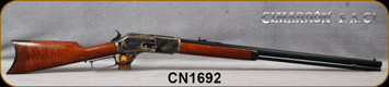 Cimarron - Uberti - 50-95Win - Model 1876 Centennial Rifle - Walnut Stock/Color Case Hardened Receiver, Lever, Trigger &Hammer/Standard Blued Finish, 28"Octagonal Barrel, Mfg# CA2503, S/N CN1692
