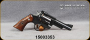 Consign - Ruger - 357Mag - Security Six - Diamond Checkered Walnut Grips/Blued Finish, 4"Barrel - PROHIB - Near mint first year model - Very low rounds