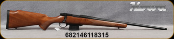 Howa - 6.5Grendel - Mini Action Walnut Hunter - Bolt Action Rifle - Monte Carlo Walnut Stock/Blued Steel Finish, 22"Threaded(1/2x28")Standard Barrel, 5rd Detachable Magazine, Mfg# HWH65G, STOCK IMAGE