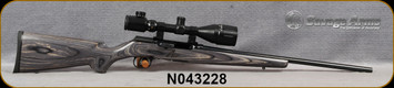 Consign - Savage - 17HMR - Model A17 Laminated - Grey Laminate Stock/Blued Finish, 22"Barrel, 10rd magazine - very low rounds fired - c/w 3-9x55mm Illuminated scope, adjust.objective - in Black Tactical soft case