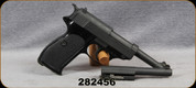 Consign - Walther - 9mm - P1 - Semi-Auto - Black Checkered Grips/Blued, 5"Barrel, Manufactured 1965 - Decocker Model - c/w very rare, unfired 30Luger(7.65 Para) barrel