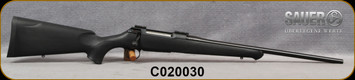 Consign - Sauer - 308Win - S100 Classic XT - Bolt Action Rifle - Black Synthetic ERGO MAX Stock/Blued, 22" Barrel, 5 Round Detachable Magazine, Adjustable Trigger, Mfg# S1S308, Warne Bases - Unfired