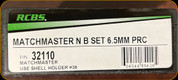 RCBS - Match Master - Neck Size Bushing Die Set - 6.5mm PRC - 32110