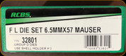 RCBS - Full Length Dies - 6.5mmx57 Mauser - 32801