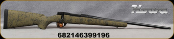 Howa - 6.5Creedmoor - Model 1500 HS Precision - Bolt Action Rifle - Olive Green w/Black Web HS Precision Stock/Matte Blued, 22"Threaded(1/2x28) Barrel, Mfg# HHS42563