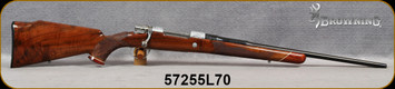 Consign - Browning - 30-06Sprg - Safari Olympian - Grade IV Walnut Stock w/Roswood forend & maplewood spacers/Artist signed Highly Engraved Receiver/Blued, 22"Barrel - unfired - in Browning box