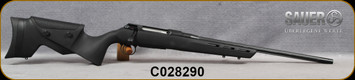 Used - Sauer - 6.5PRC - Model 100 Pantera - Bolt Action Rifle - Black Synthetic Adjustable Stock w/Vented forend/Graphite Black Cerakote, 21.5"Fluted & Threaded Barrel - only 19rds fired - in original box