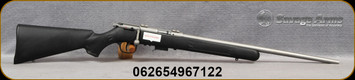 Savage - 17HMR - Model 93R17 FSS - Bolt Action Rifle - Black Synthetic Stock/Matte Stainless Finish, 21" Barrel, 5 Round Detachable Magazine, Mfg# 96712