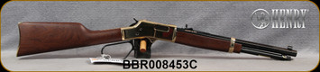 Henry - 45LC - Big Boy Carbine - Lever Action Rifle - American Walnut/Brass Frame/Blued, 16.5"Octagonal Barrel, Large Loop Lever, Fully Adjustable Semi-Buckhorn w/ Diamond Insert Rear Sight, Mfg# H006CR, S/N BBR008453C