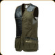 Beretta - ECO Leather Shooting Vest - Olive and Black - X-Large - GT69102113072AXL