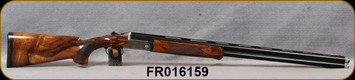 Consign - Blaser - 12Ga/3/32" - Model F3 - O/U -  Grade IV Walnut w/Schnabel Forend/Engraved Receiver/Blued, vent-rib barrels, c/w 5pcs. Extended chokes - Lightly Used -  in original case