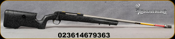 Browning - 300WM - X-Bolt Max Long Range - Black & Grey Textured Composite Max Adjustable Stock/Satin Grey Stainless, Fluted, Heavy Sporter, 26"Barrel, Recoil Hawg Muzzle Brake, 1:8"Twist, Mfg# 035438229
