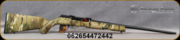 Savage - 22LR - Model A22 FNS - Semi-Auto - BRS Exclusive - Multicam Camo Finish Synthetic Stock/Blued, 21"Barrel, AccuTrigger, 10rd Rotary Magazine, Mfg# 47244