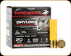 Winchester - 20 Ga 3" - 1oz - Shot 2 - Drylok Super Steel Magnum - Plated Waterfowl Steel Shot - 25ct - XSM2032