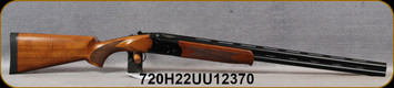 Stevens - 16Ga/2.75"/28" - Model 555 - Over/Under Shotgun - Turkish Walnut Stock w Schnabel Forend/Blued Finish, Mfg# 22178, S/N 720-H22UU-12370