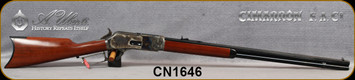 Cimarron - Uberti - 50-95Win - Model 1876 Centennial Rifle - Walnut Stock/Color Case Hardened Receiver, Lever, Trigger &Hammer/Standard Blued Finish, 28"Octagonal Barrel, Mfg# CA2503, S/N CN1646
