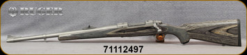 Consign - Ruger - 375Ruger - M77 Hawkeye - LH - Grey Laminate Stock/Matte Stainless, 20.5"Barrel