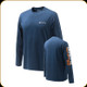 Beretta - Team Long Sleeve T-Shirt - Total Eclipse Blue - 2XL - TS482T15570504XXL