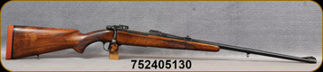 Consign - BRNO - 30-06Sprg - ZKK-600 - Walnut Stock/Blued Finish, 23.75"Barrel, Mfg.1967, Pop-up peep sight, notches in stock