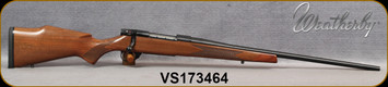 Consign - Weatherby - 300WbyMag - Vanguard Sporter S2 - Walnut Stock w/Rosewood Forend Tip/Blued, 24"Barrel - unfired, in Weatherby Box