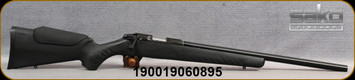 Sako - 22LR - Quad Synthetic Heavy Barrel - Bolt Action Rimfire Rifle - Black Synthetic Stock w/Monte Carlo-type cheek piece/Blued, 22"Heavy Barrel, 6-Grooves, 5rd magazine, Mfg# SS7053L10
