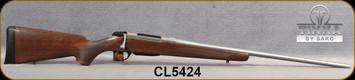 Tikka - 7mmRM - Model T3x Hunter Stainless - Bolt Action Rifle - Walnut Stock/Stainless, 24.3"Barrel, 3 round detachable magazine, Mfg# TFTT2736103, S/N CL5424