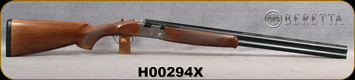Beretta - 12Ga/3"/28" - Model 686 Silver Pigeon I - O/U - Walnut Stock w/Schnabel Forend/Engraved receiver/Blued Barrels, 6x6Rib, Mfg# 3W46P1L2AA311, S/N H00294X