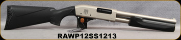Revolution Armory - 12Ga/3"/13" - WP12SS - Pump Action - Black Synthetic Stock/Stainless Finish, 5pcs. Chokes, Mfg# RA-WP12SS-12-13