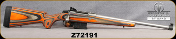 Consign - Tikka - 6.5Creedmoor - T3x Arctic - Oiled Orange Laminate Stock/Stainless, 20"Barrel, Removable Front Site, 0 MOA Picatinny Rail - only 40rds fired - c/w spare magazine, manual & Shims