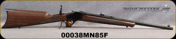 Consign - Winchester - 405Win - Model 1885 High Wall - Short Rifle - Walnut Straight Grip Stock/Blued Finish, 22"Barrel, Tang Sight - Unfired