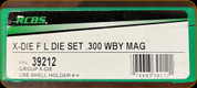 RCBS - Full Length X-Die Set - 300 Wby Mag - 39212