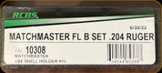 RCBS - MatchMaster - Full Length Bushing Die Set - 204 Ruger - 10308
