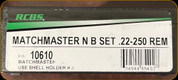 RCBS - MatchMaster - Neck Size Bushing Die Set - 22-250 Rem - 10610