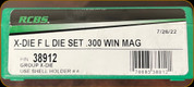 RCBS - Full Length X-Die Set - 300 Win Mag - 38912