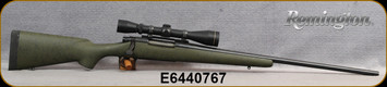 Consign - Remington - 8mmRemMag - Model 700 Classic - Olive Green w/Black Web Bell & Carlson stock/Blued finish, 24"Barrel - only 50rds fired - c/w Leupold Vari-X Iic, 3x9, Duplex reticle, original walnut stock