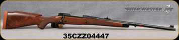 Consign - Winchester - 458WM - Model 70 Cabelas 50th Anniversary Ltd.Edition Safari Super Grade - Select Walnut Stock/Blued, 24"Barrel w/sights, Mfg# 535129144 - Unfired, in original box