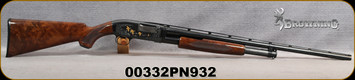 Consign - Browning - 20Ga/2.75"/26" - Model 12 - Pump Action - Grade III/IV Walnut Stock/Engraved Receiver w/Gold Inlay/Blued Finish, Fixed Modified Choke - very low rounds fired