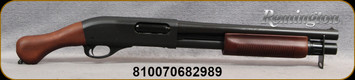 Remington - 12Ga/3"/14" - Model 870 TAC-14 - Pump Action - Hardwood Shockwave Grip/Black Oxide Finish, Fixed Cylinder Choke, Bead Front Sight, Mfg# R81231